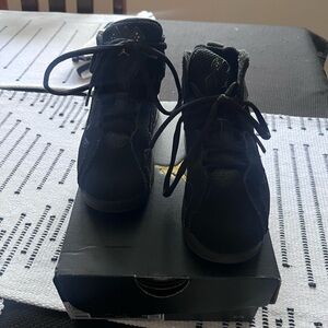Black High-Top Sneakers